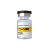 Vial labeled TB-500 with NX Peptide Therapeutics on a white background