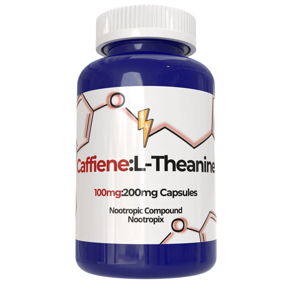 buy caffiene l-theanine 100 200mg capsules online nootropix shop