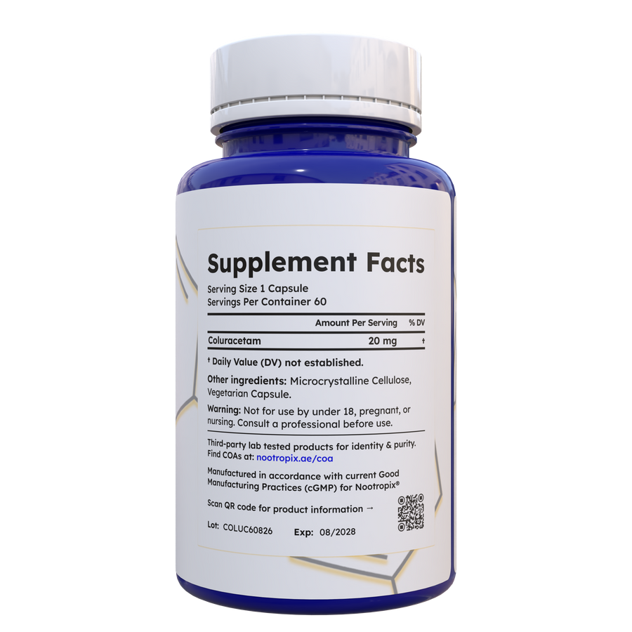 Coluracetam 20mg Capsules