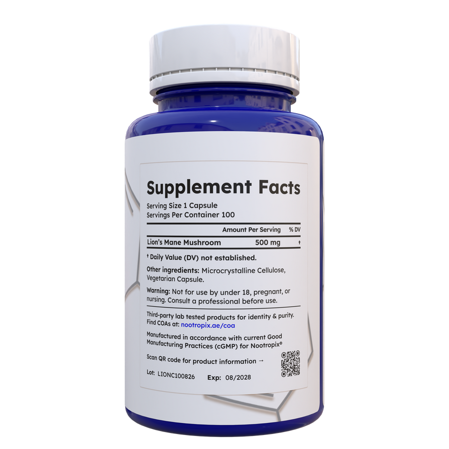 Lion's Mane 500mg Capsules