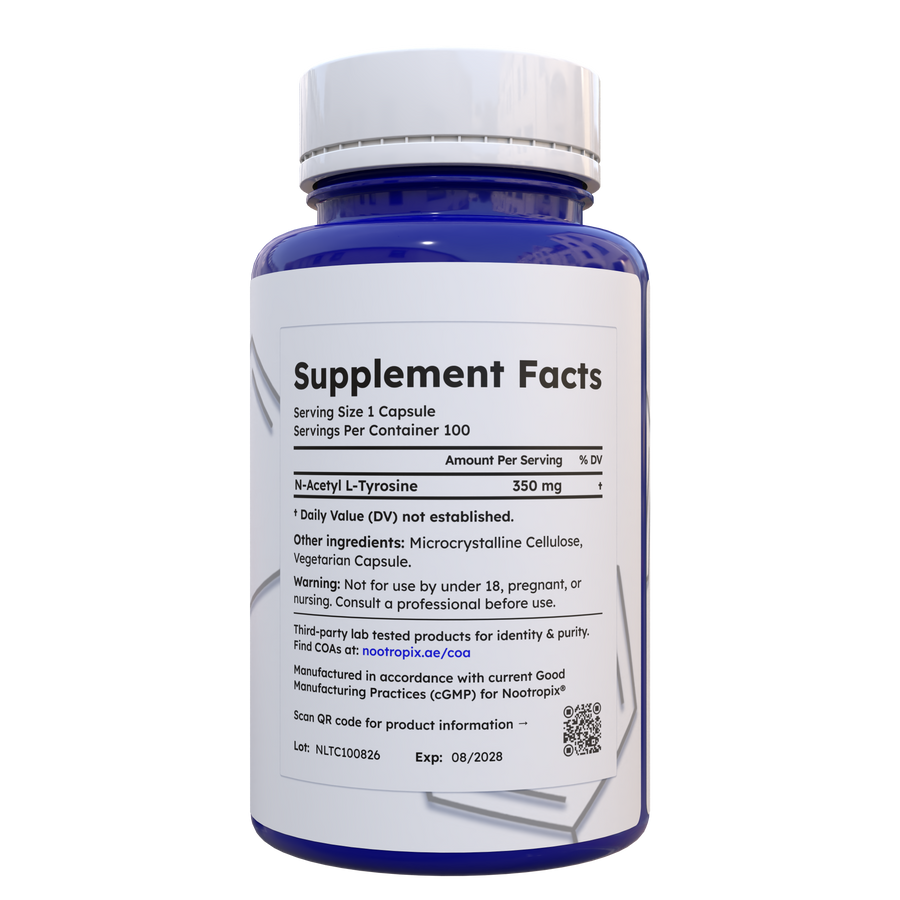 N-Acetyl L-Tyrosine 350mg Capsules