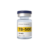 Vial labeled TB-500 with NX Peptide Therapeutics branding on a white background