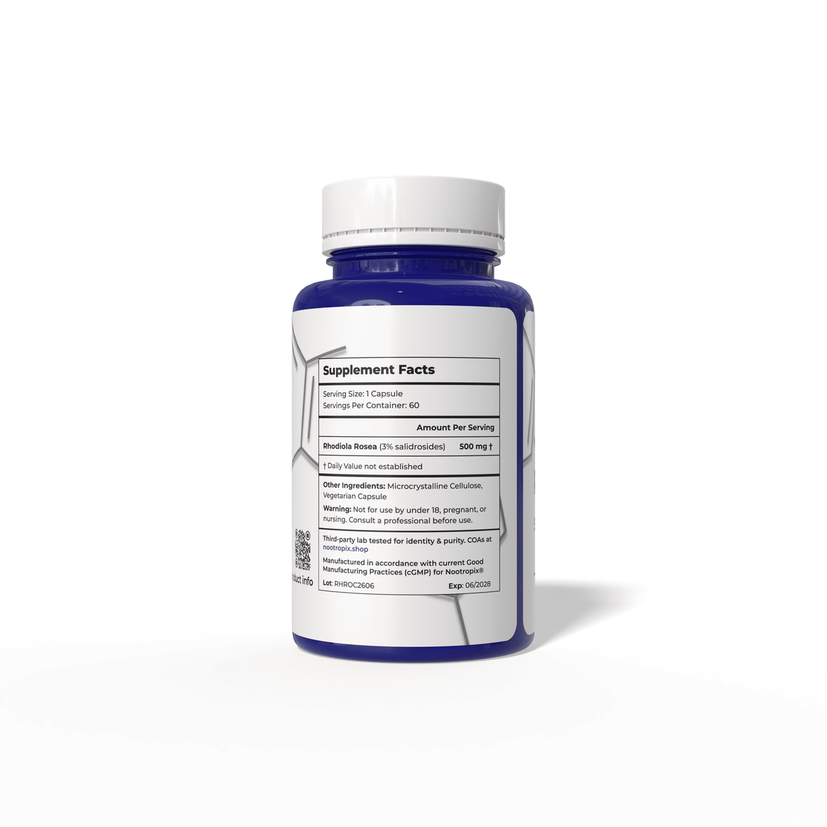 Rhodiola Rosea 500mg Capsules