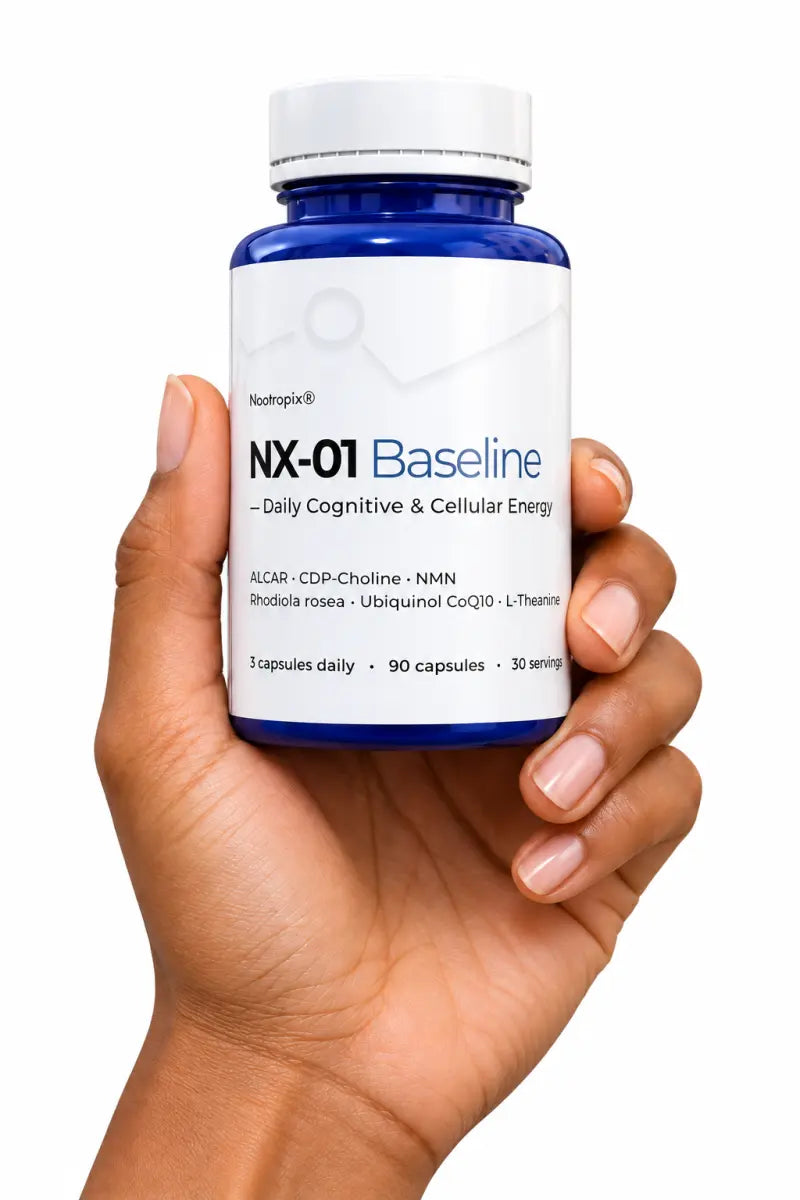 Nootropix NX-01 Baseline supplement bottle